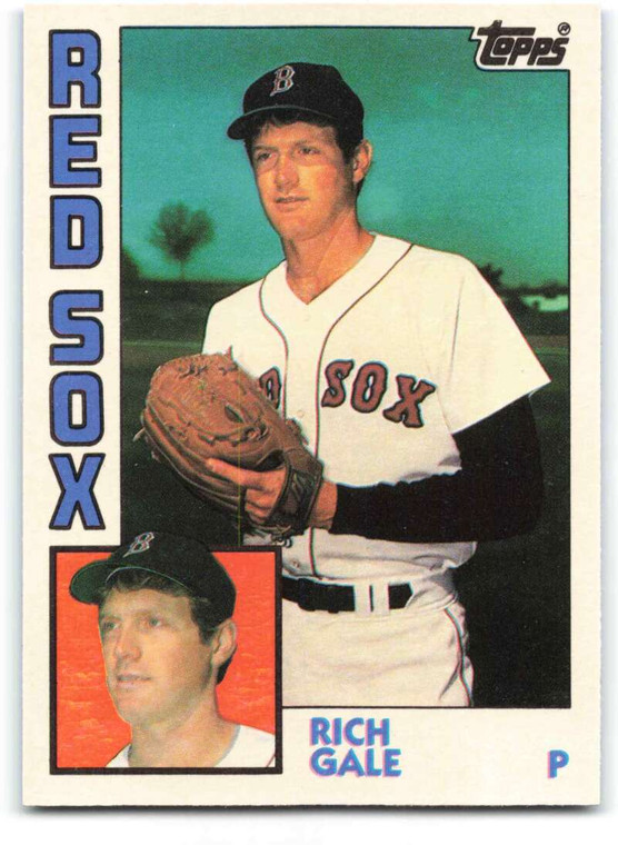 1984 Topps Traded #40T Rich Gale VG Boston Red Sox 