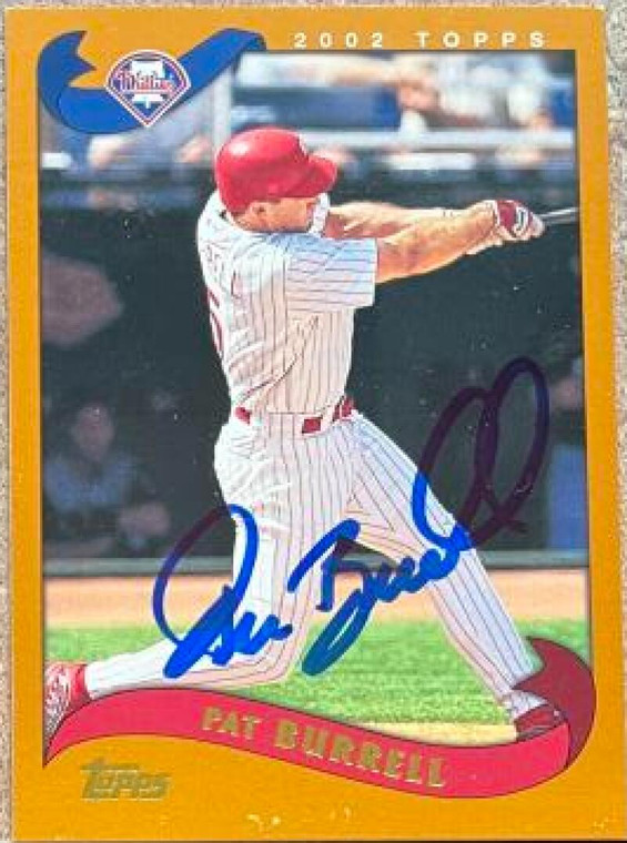 Pat Burrell Autographed 2002 Topps #545
