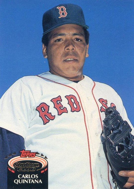 1992 Stadium Club #25 Carlos Quintana VG Boston Red Sox 