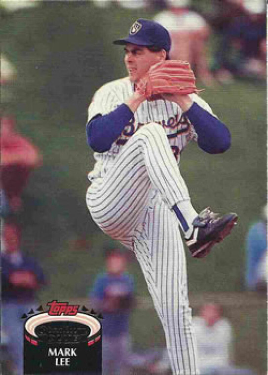 1992 Stadium Club #32 Mark Lee VG Milwaukee Brewers 