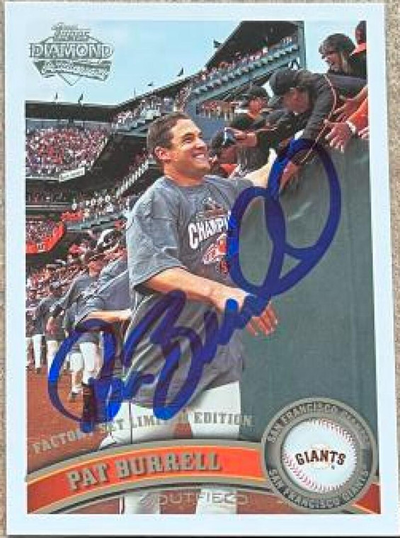 SOLD 121709 Pat Burrell Autographed 2011 Topps Diamond Anniversary #546