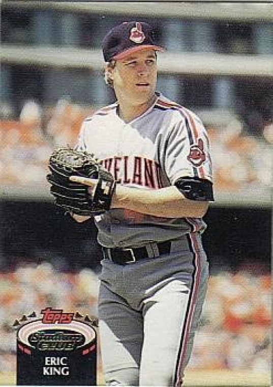 1992 Stadium Club #125 Eric King VG Cleveland Indians 