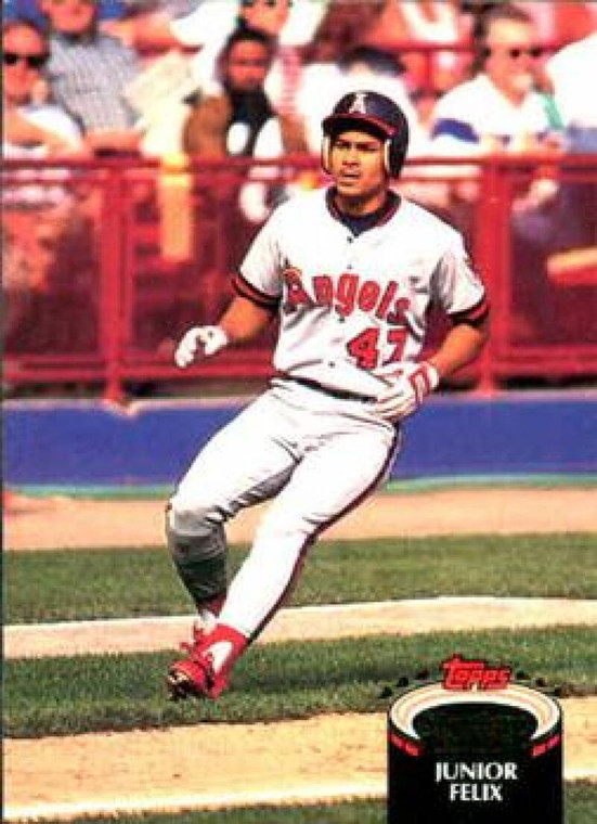 1992 Stadium Club #141 Junior Felix VG California Angels 