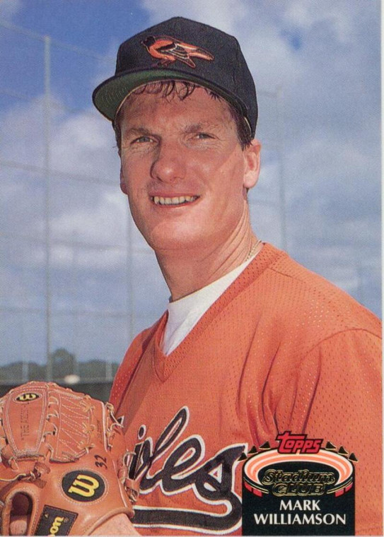 1992 Stadium Club #177 Mark Williamson VG Baltimore Orioles 