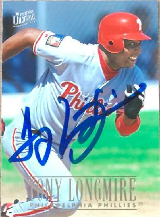 Tony Longmire Autographed 1996 Fleer Ultra #255