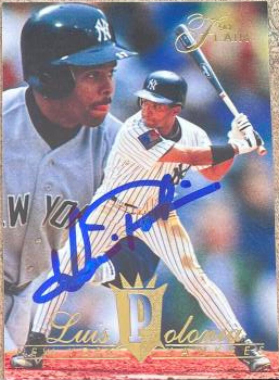 Luis Polonia Autographed 1994 Flair #323