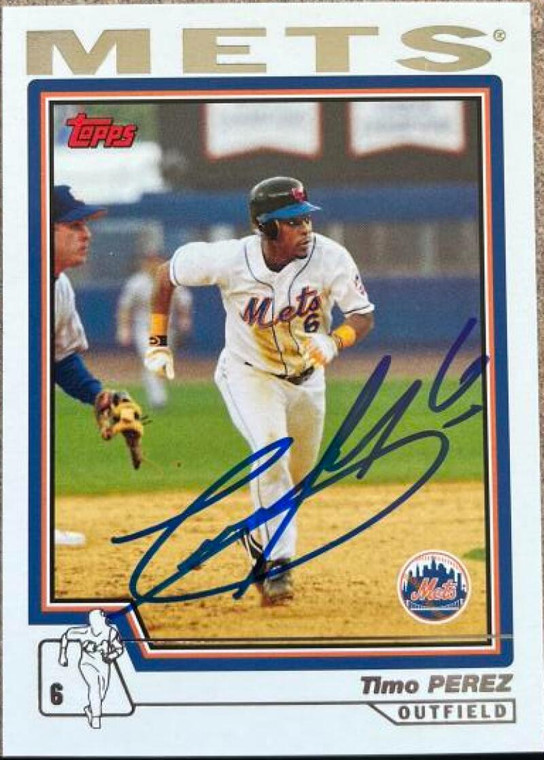 Timo Perez Autographed 2004 Topps #149