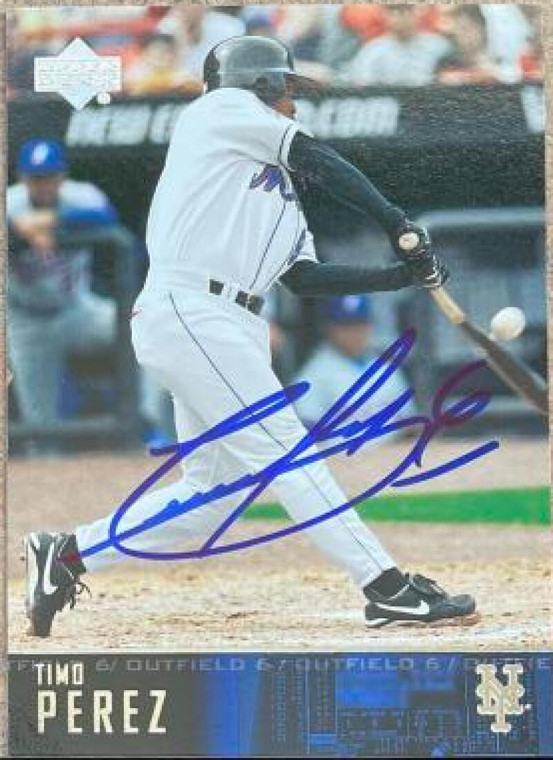 Timo Perez Autographed 2004 Upper Deck #221