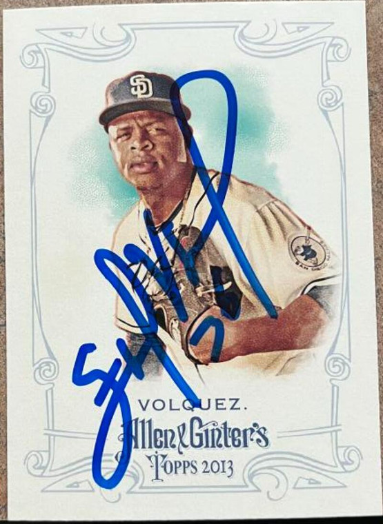 Edinson Volquez Autographed 2013 Topps Allen & Ginter #289