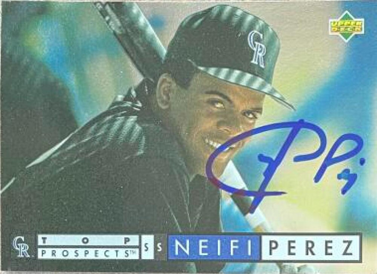 Neifi Perez Autographed 1994 Upper Deck #545 Rookie Card