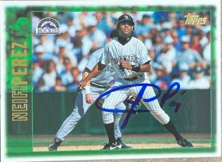 Neifi Perez Autographed 1997 Topps #474