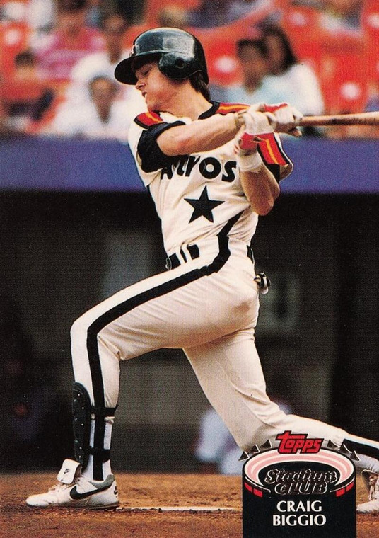 1992 Stadium Club #200 Craig Biggio VG Houston Astros 