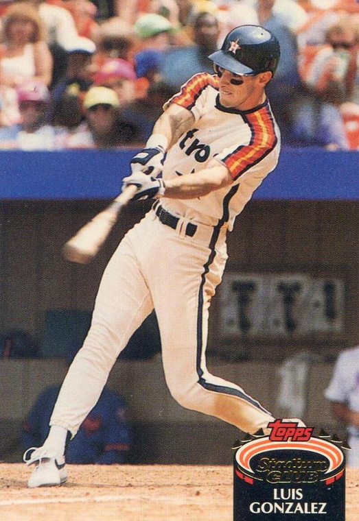 1992 Stadium Club #227 Luis Gonzalez VG Houston Astros 