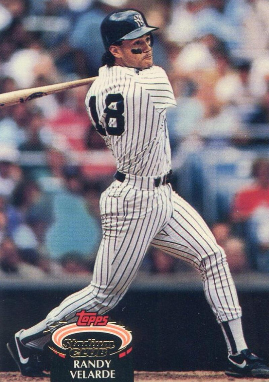 1992 Stadium Club #237 Randy Velarde VG New York Yankees 