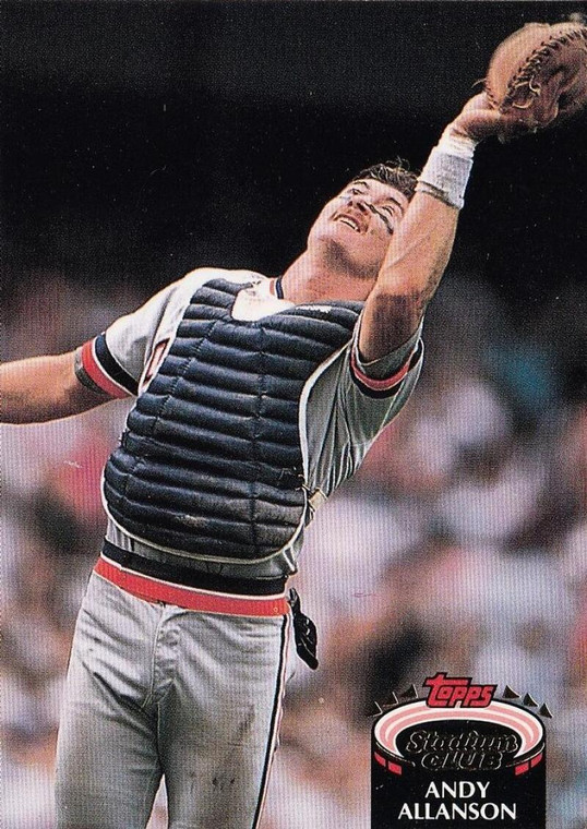 1992 Stadium Club #238 Andy Allanson VG Detroit Tigers 