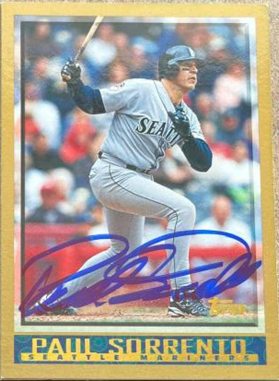 Paul Sorrento Autographed 1998 Topps #111