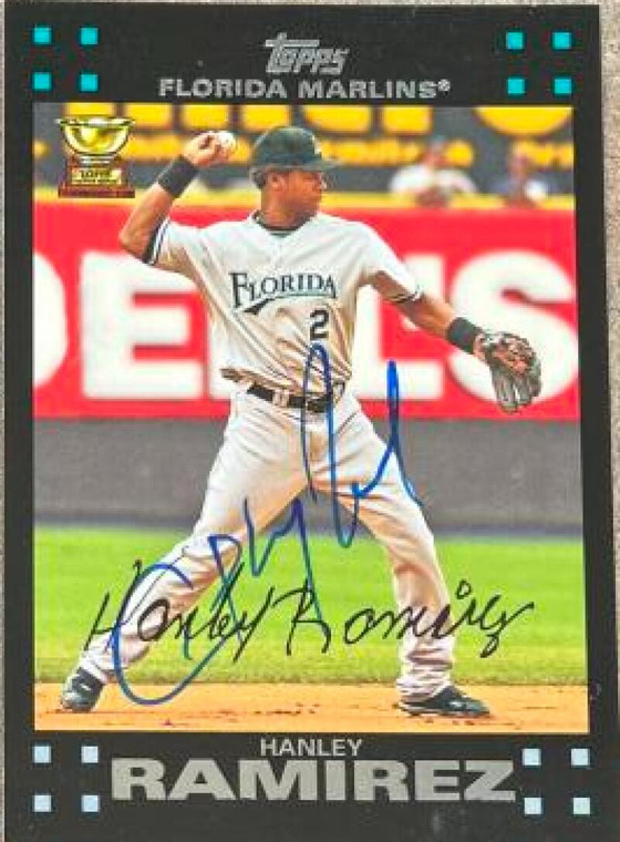 Hanley Ramirez Autographed 2007 Topps #467