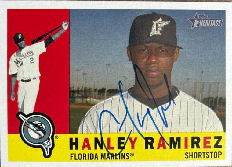 Hanley Ramirez Autographed 2009 Topps Heritage #10