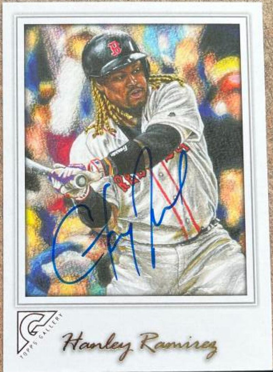 Hanley Ramirez Autographed 2017 Topps Gallery #89