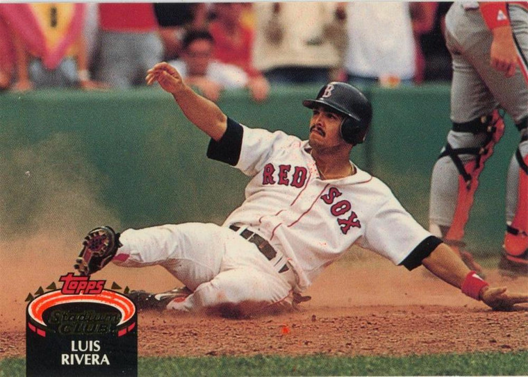 1992 Stadium Club #255 Luis Rivera VG Boston Red Sox 