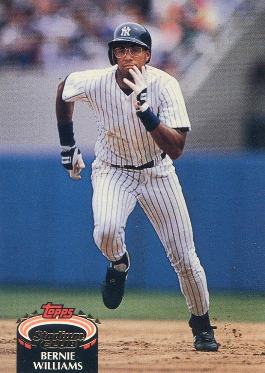 1992 Stadium Club #260 Bernie Williams VG New York Yankees 