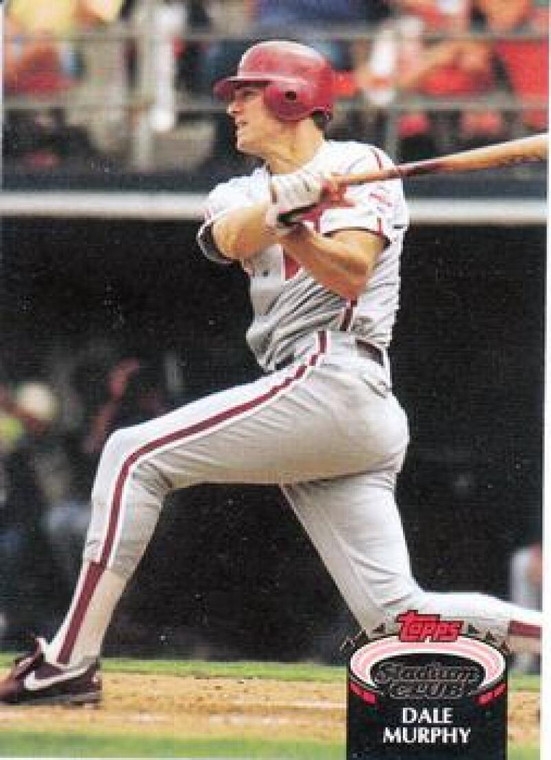 1992 Stadium Club #280 Dale Murphy VG Philadelphia Phillies 