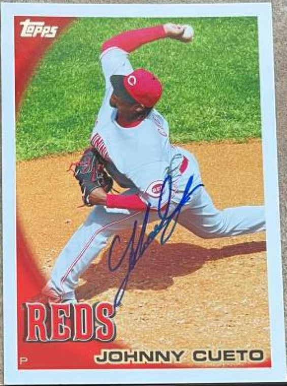 Johnny Cueto Autographed 2010 Topps #16