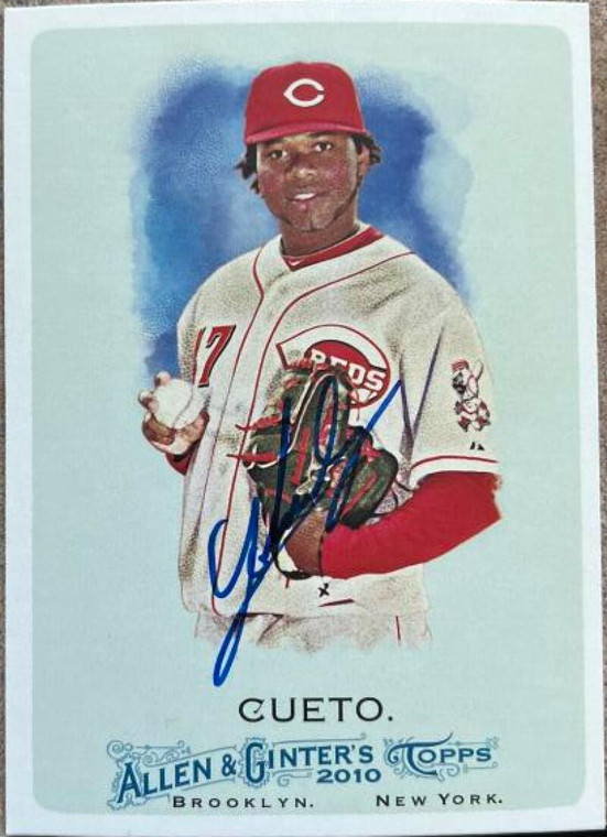 Johnny Cueto Autographed 2010 Topps Allen & Ginter #98