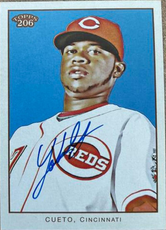 Johnny Cueto Autographed 2009 Topps 206 #204