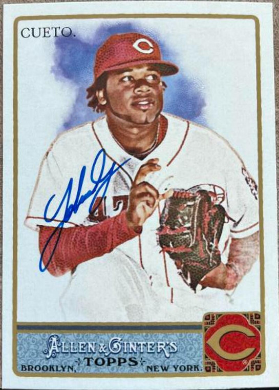 Johnny Cueto Autographed 2011 Topps Allen & Ginter #29