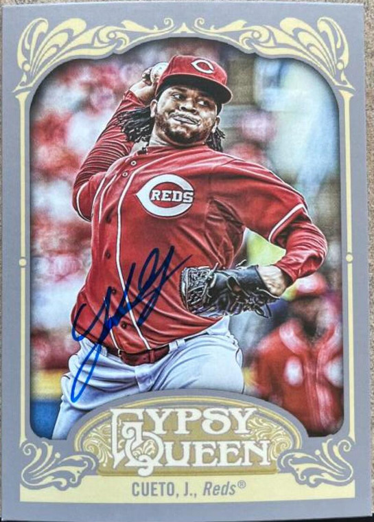 Johnny Cueto Autographed 2012 Topps Gypsy Queen #93