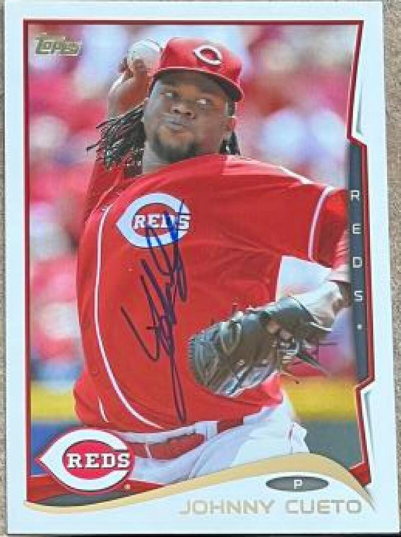 Johnny Cueto Autographed 2014 Topps #16