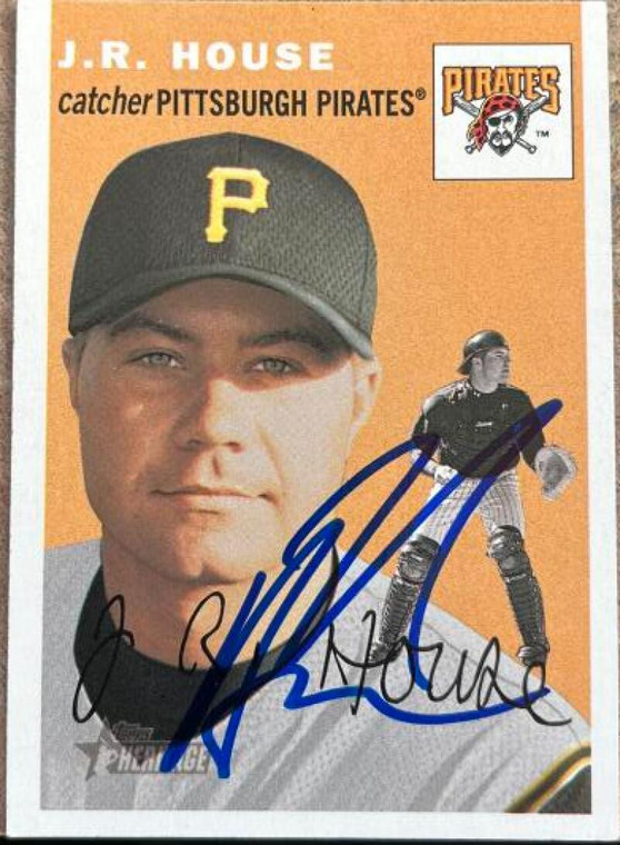 J.R. House Autographed 2003 Topps Heritage #145