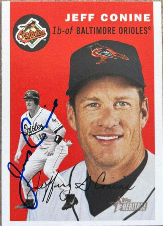 Jeff Conine Autographed 2003 Topps Heritage #78