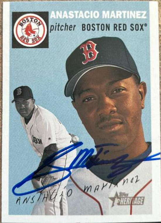 Anastacio Martinez Autographed 2003 Topps Heritage #275