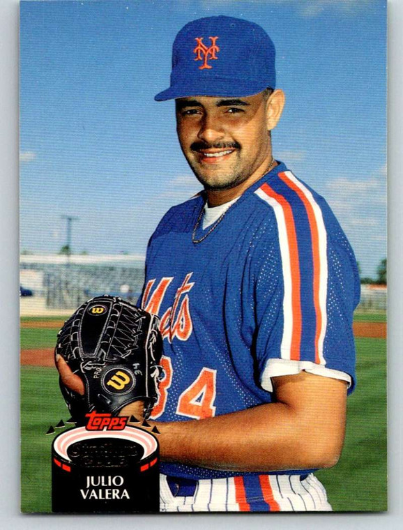 1992 Stadium Club #304 Julio Valera VG New York Mets 