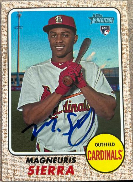 Magneuris Sierra Autographed 2016 Topps Heritage #674