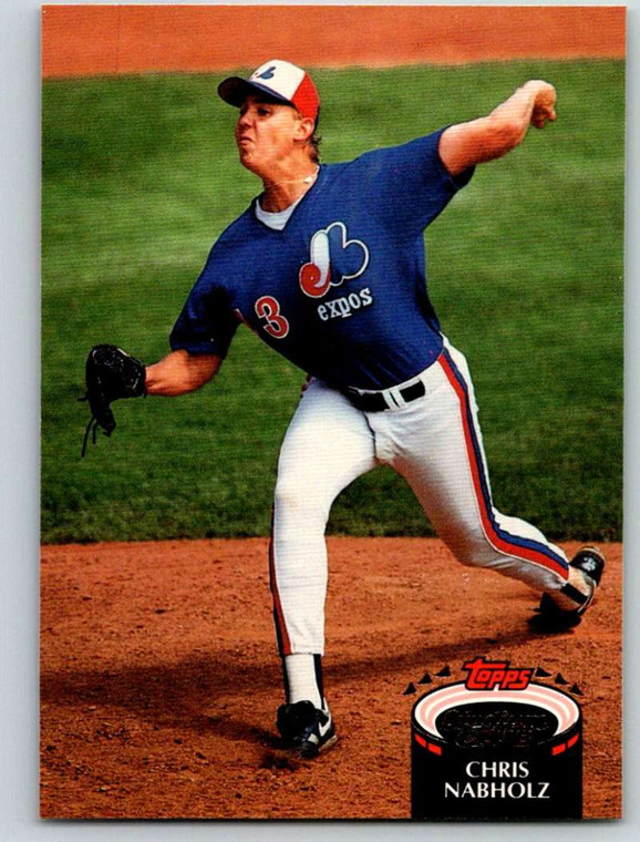 1992 Stadium Club #318 Chris Nabholz VG Montreal Expos 