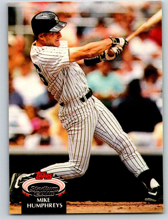 1992 Stadium Club #319 Mike Humphreys VG New York Yankees 