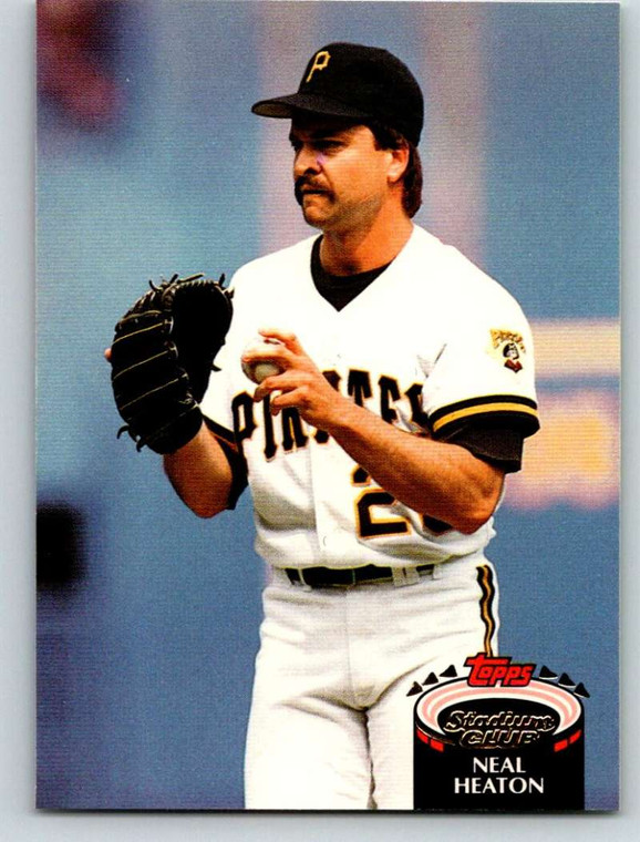 1992 Stadium Club #357 Neal Heaton VG Pittsburgh Pirates 