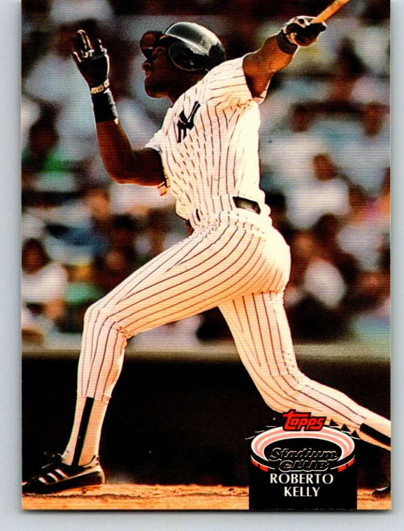 1992 Stadium Club #393 Roberto Kelly VG New York Yankees 