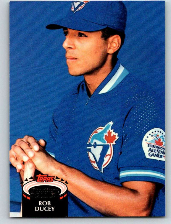 1992 Stadium Club #422 Rob Ducey VG Toronto Blue Jays 