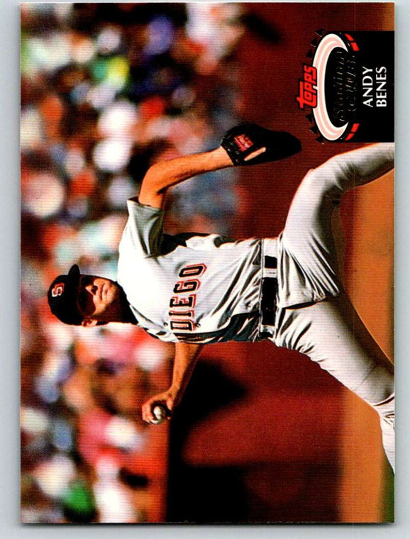 1992 Stadium Club #423 Andy Benes VG San Diego Padres 