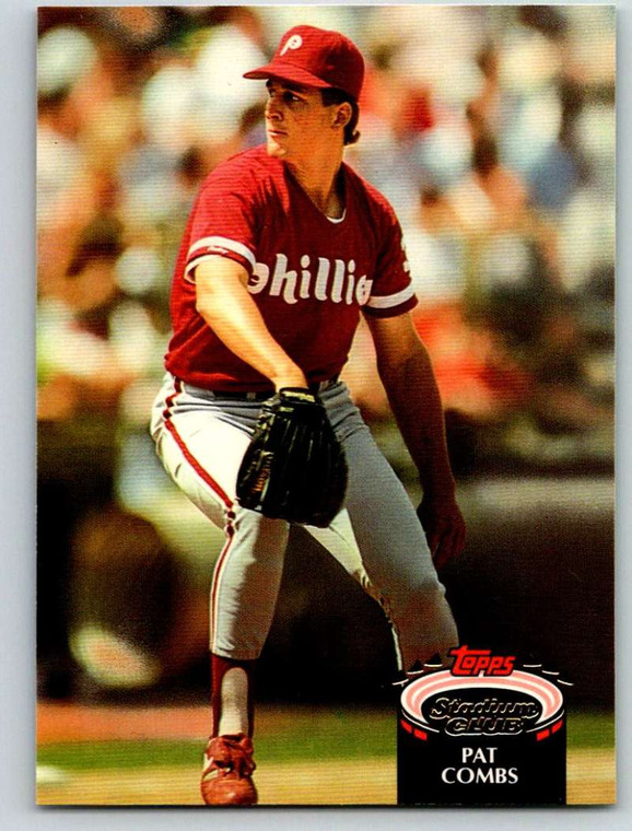 1992 Stadium Club #443 Pat Combs VG Philadelphia Phillies 