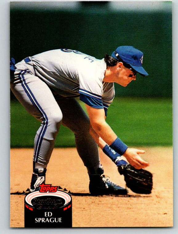 1992 Stadium Club #445 Ed Sprague VG Toronto Blue Jays 