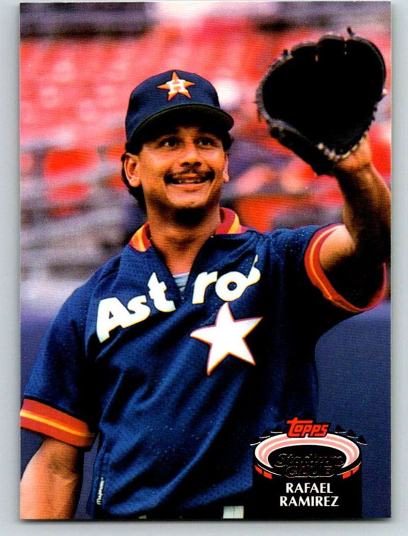 1992 Stadium Club #451 Rafael Ramirez VG Houston Astros 