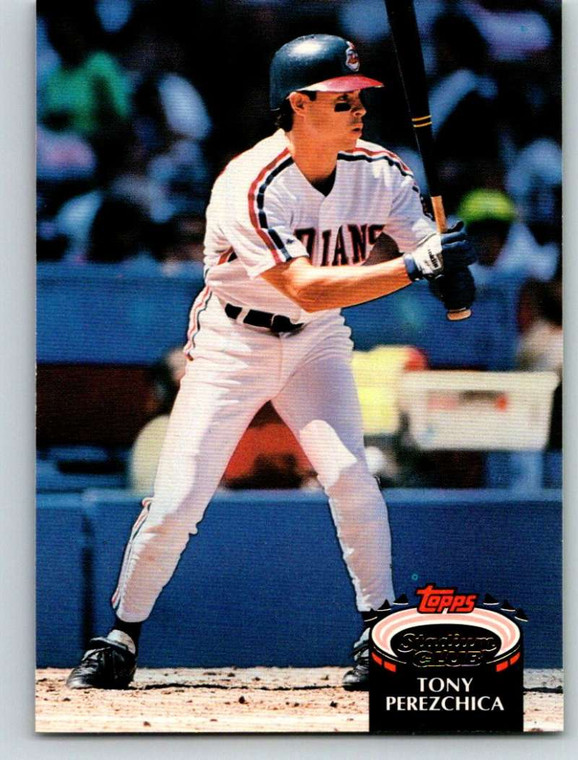 1992 Stadium Club #454 Tony Perezchica VG Cleveland Indians 