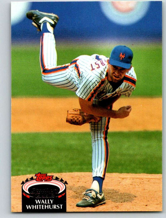 1992 Stadium Club #476 Wally Whitehurst VG New York Mets 