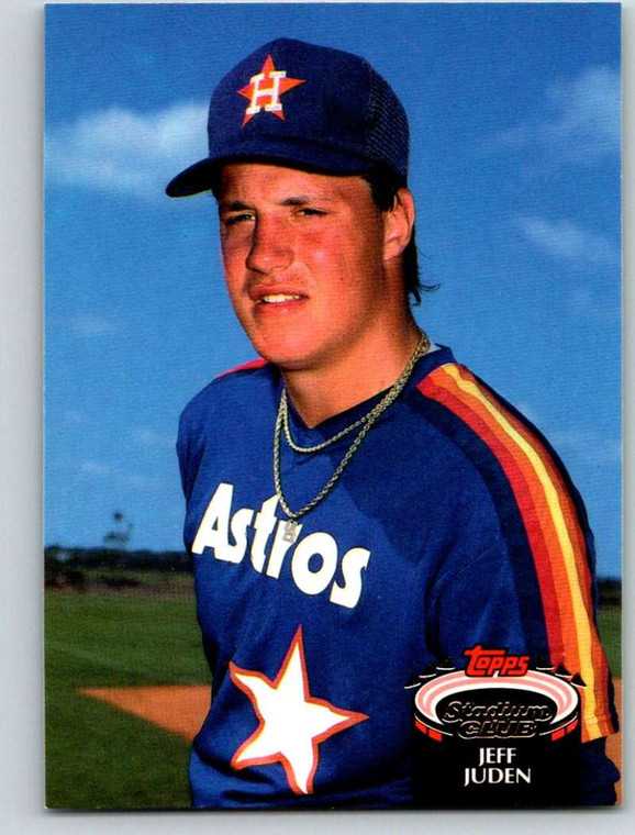 1992 Stadium Club #479 Jeff Juden VG Houston Astros 