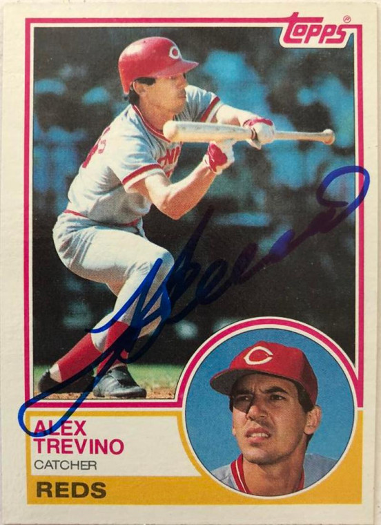 Alex Trevino Autographed 1983 Topps #632